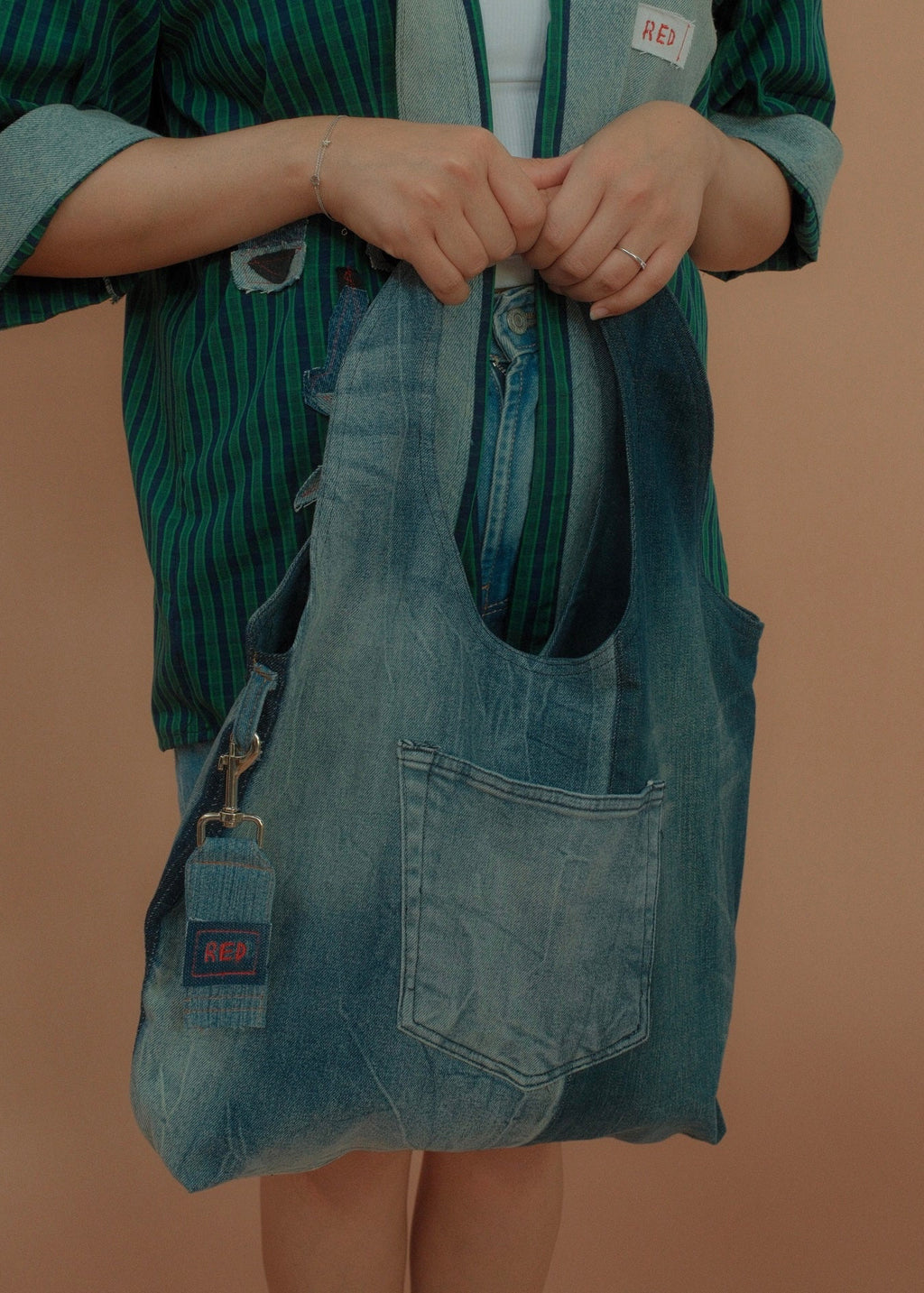 Denim summer bag