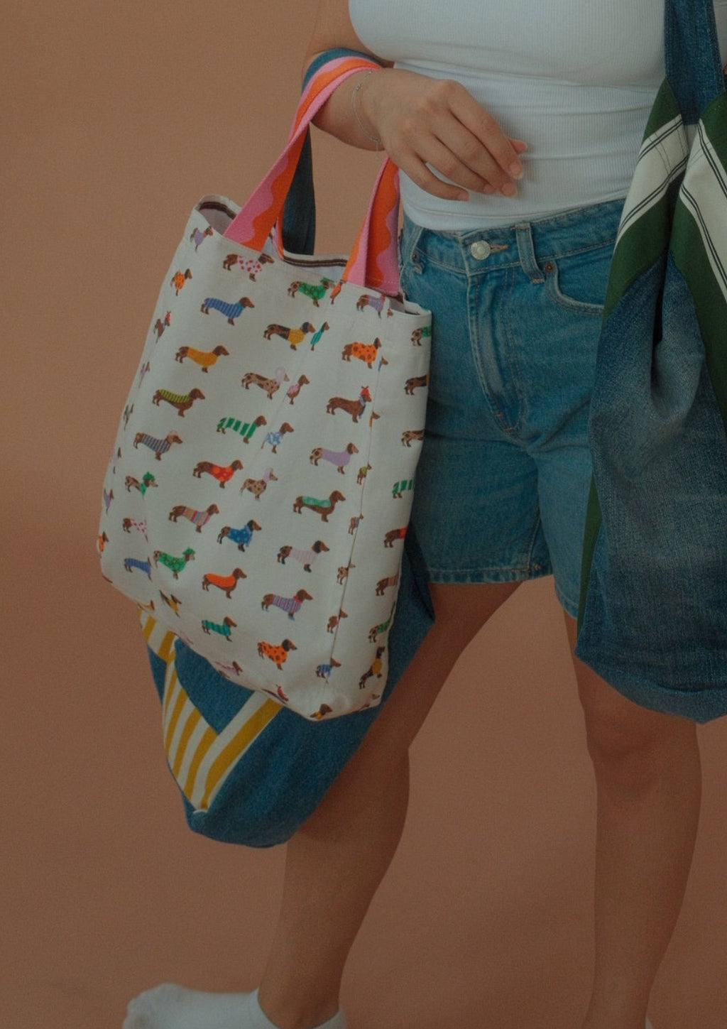 Hot dog tote - Colorful