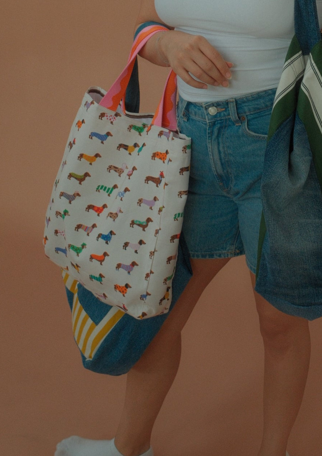 Hot dog tote - Colorful