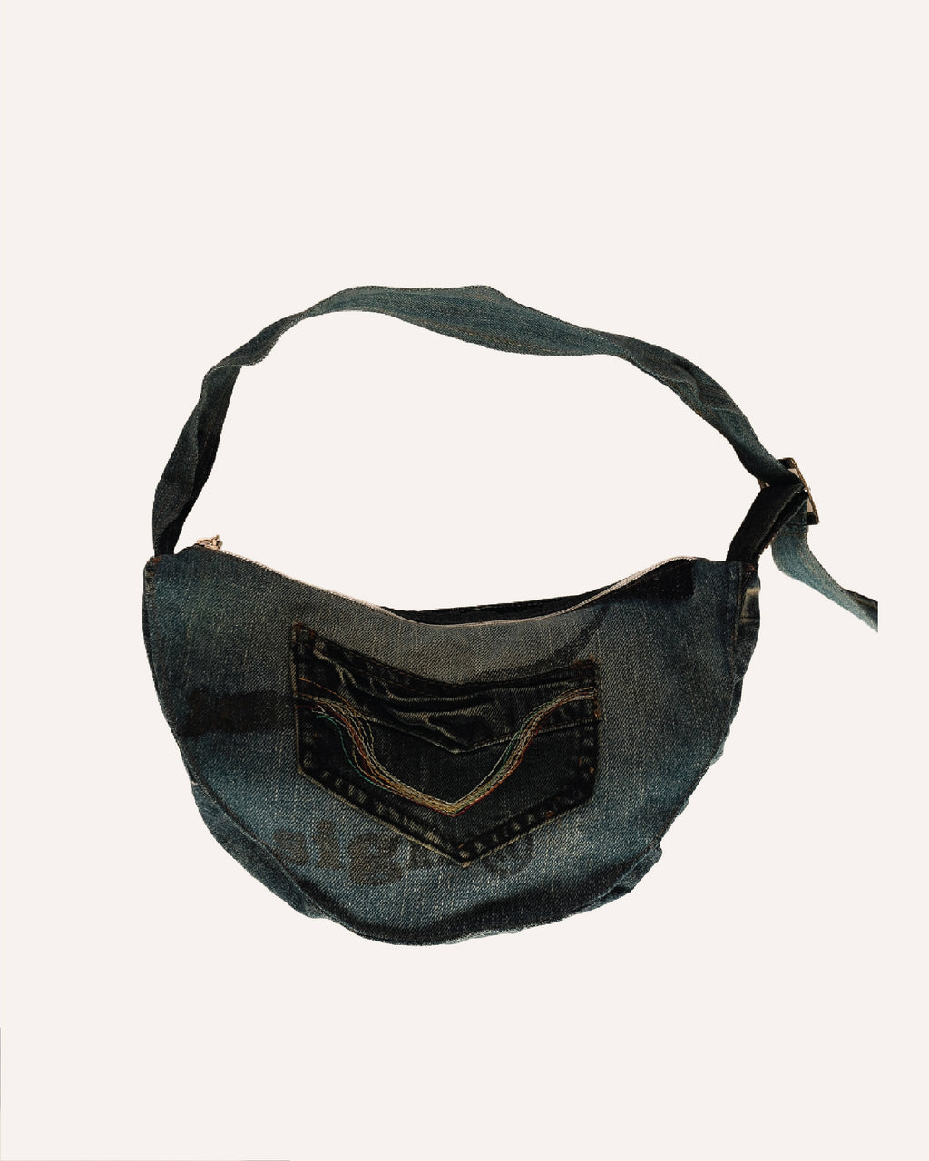 Denim cross bag