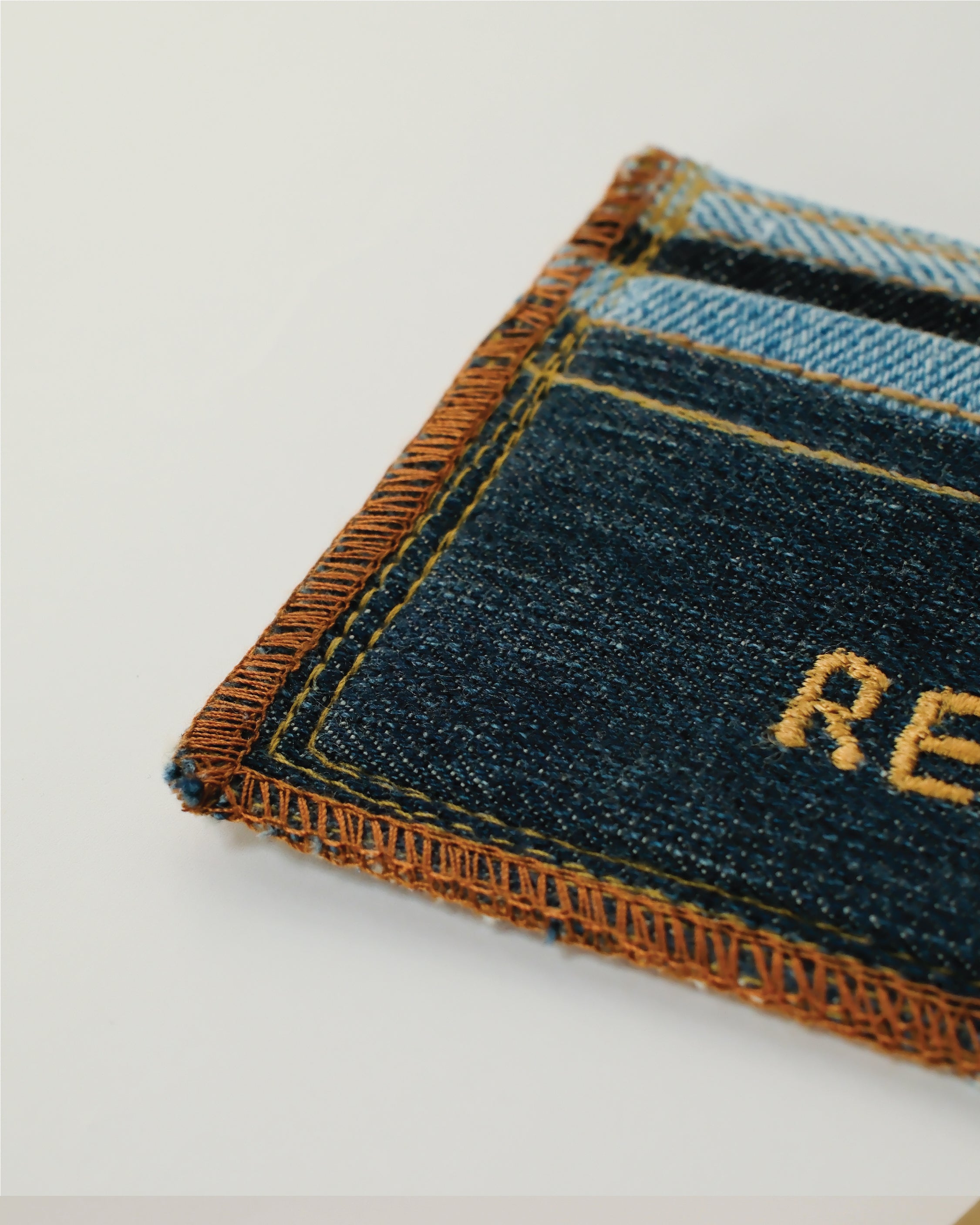 Denim cardholder