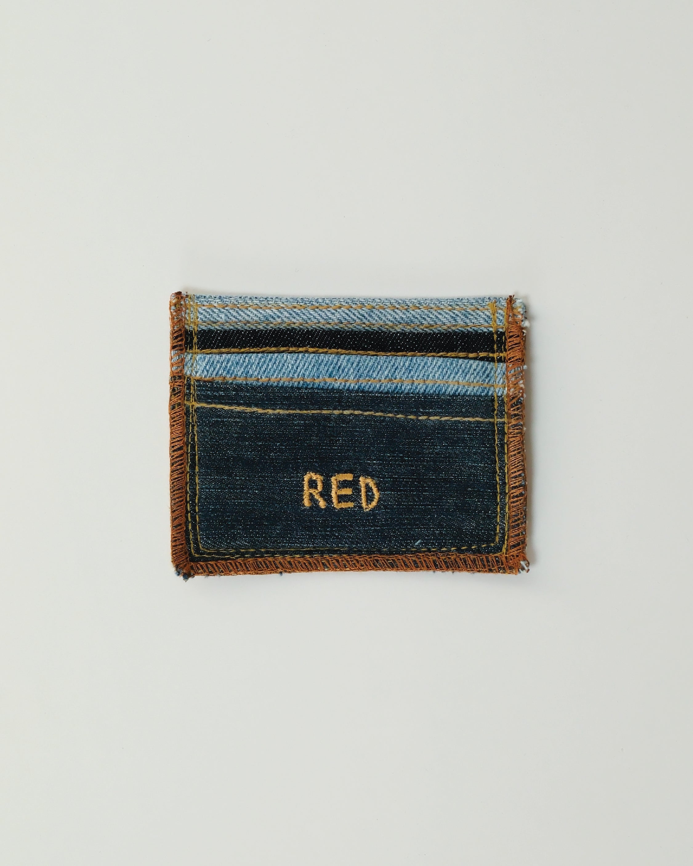 Denim cardholder